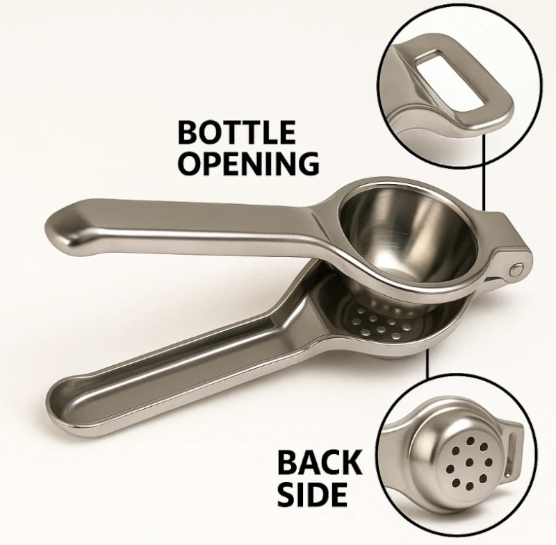 SS Lemon Squeezer With Opener - Image 5