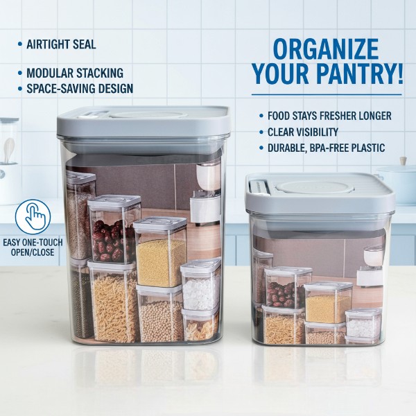 Steelo Push And Lock Container - Image 3