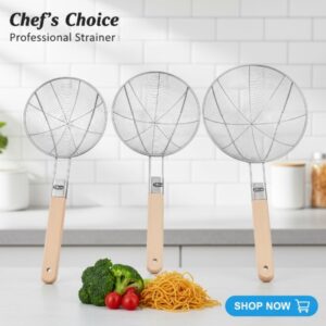Oil Net Jara With Wooden Handle