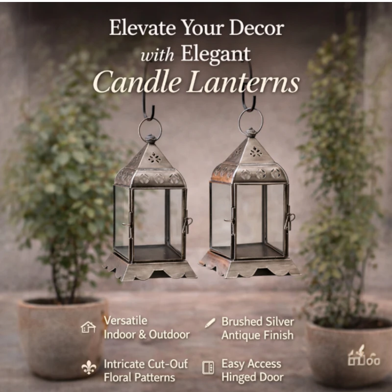 Decorative Metal Lantern - Image 5