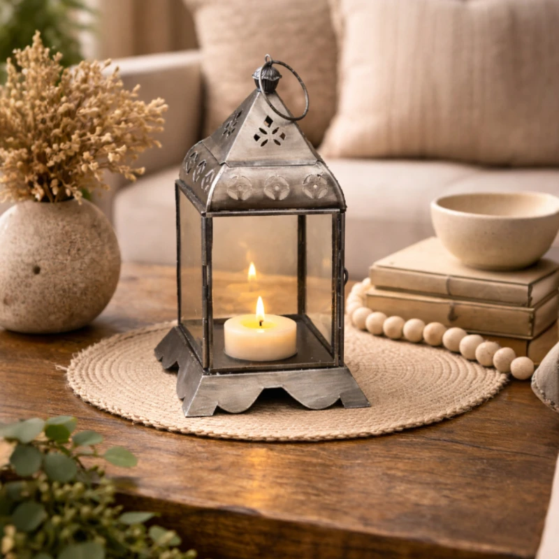 Decorative Metal Lantern - Image 4