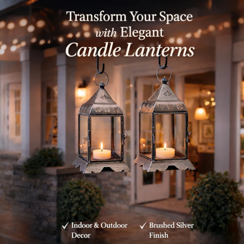Decorative Metal Lantern - Image 2
