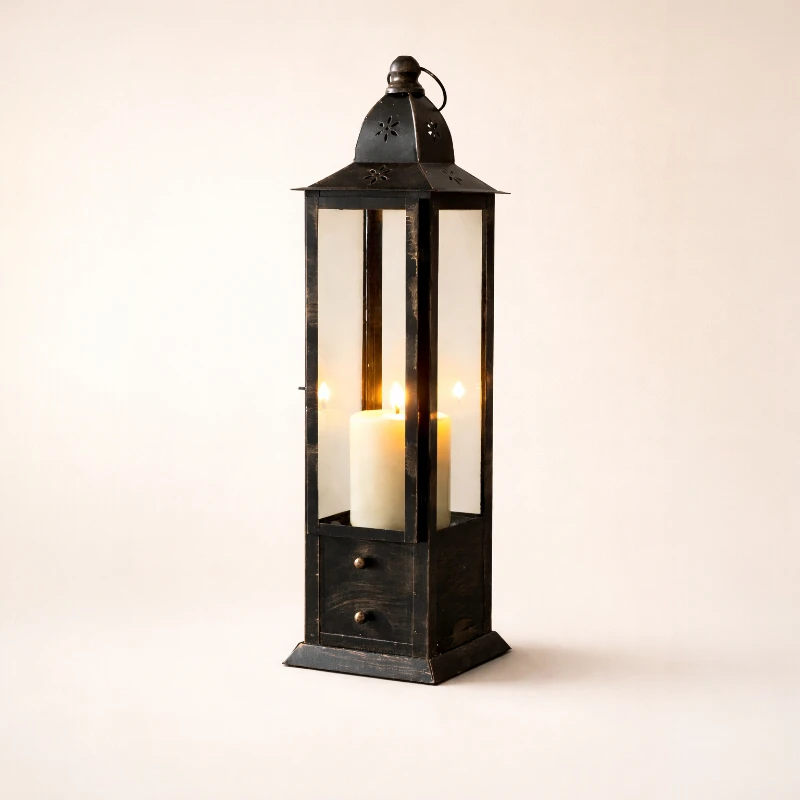 Black Metal Decorative Lantern