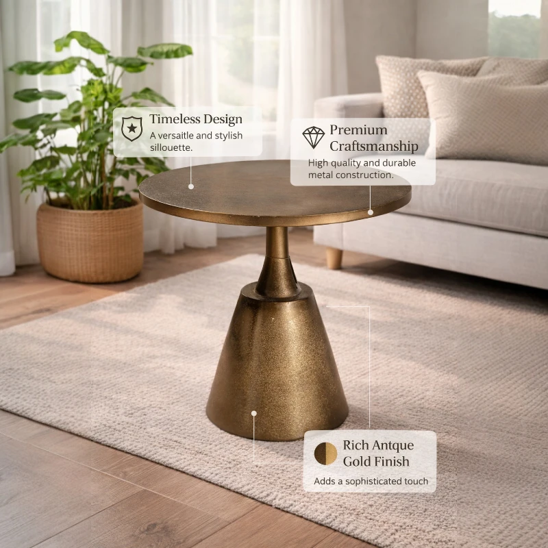 Antique Pedestal Table - Image 5