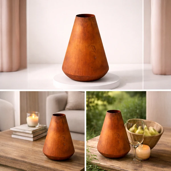 Iron vase - Image 3